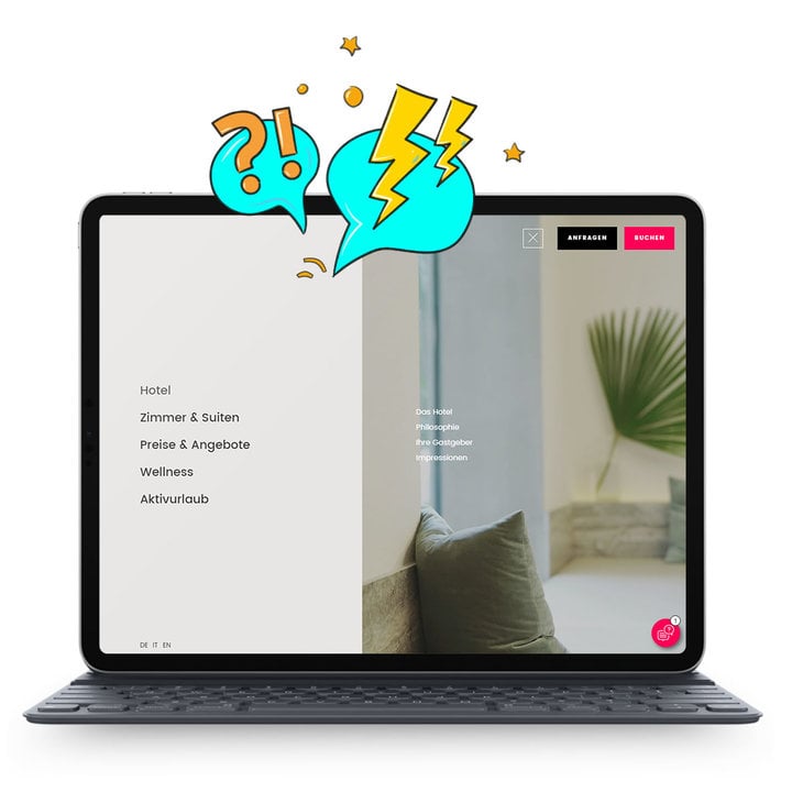 Structured menu templates