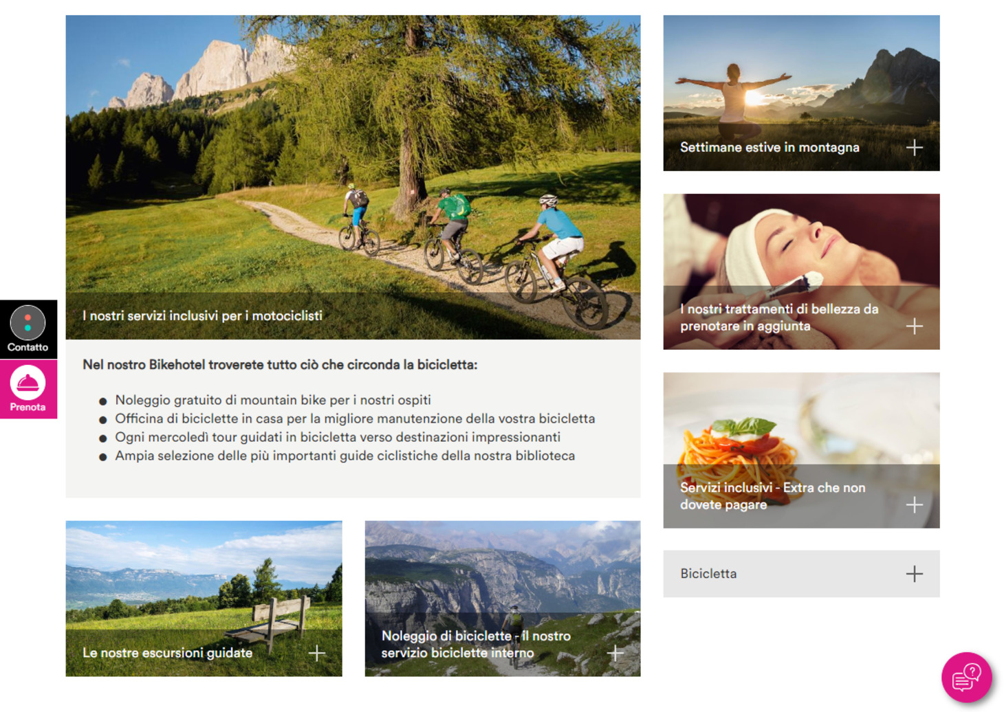 Nuove opzioni nel layout