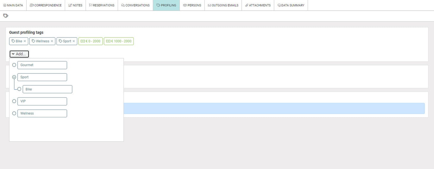 Labels for specific profiling