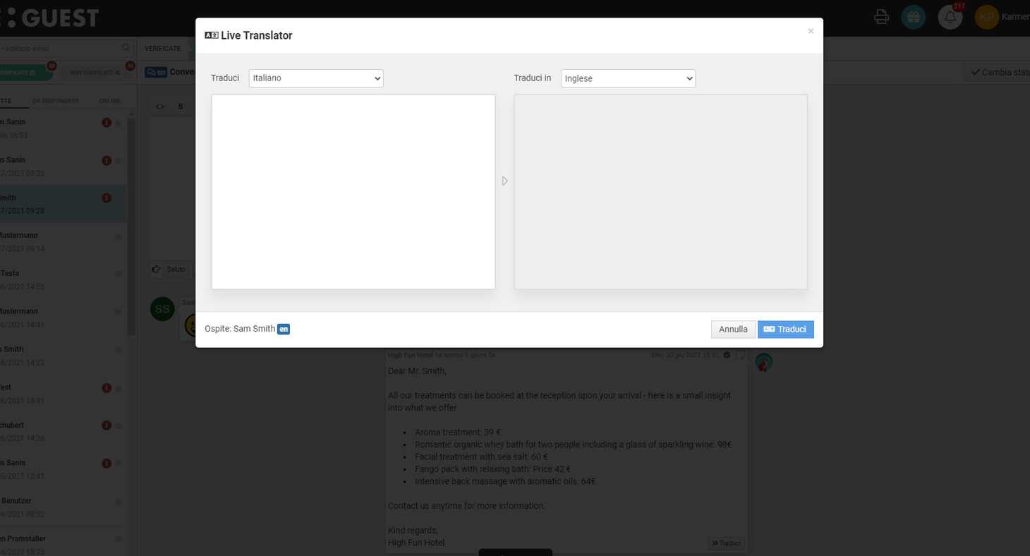 Il Live Translator rimane gratuito