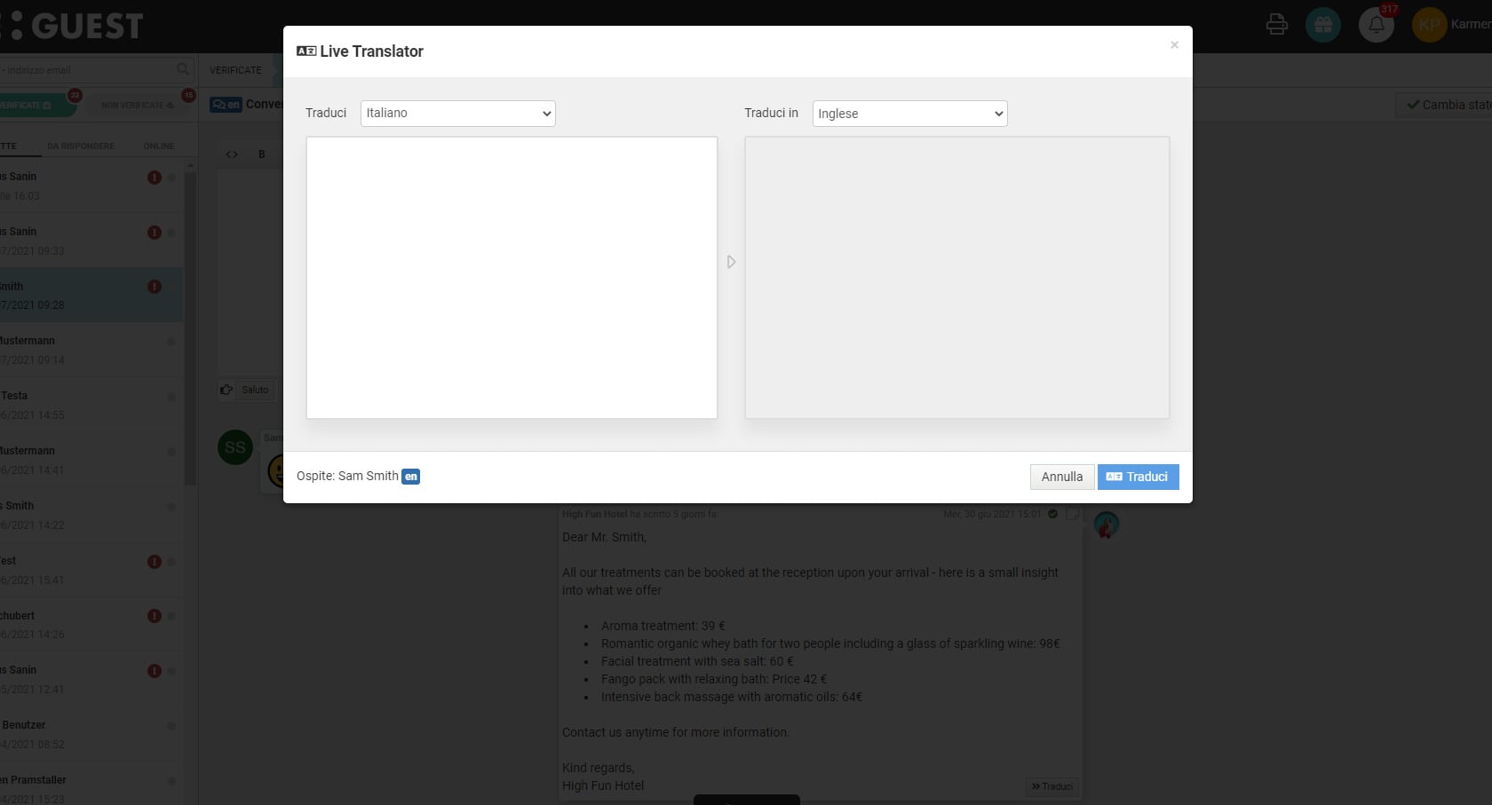 Il Live Translator rimane gratuito