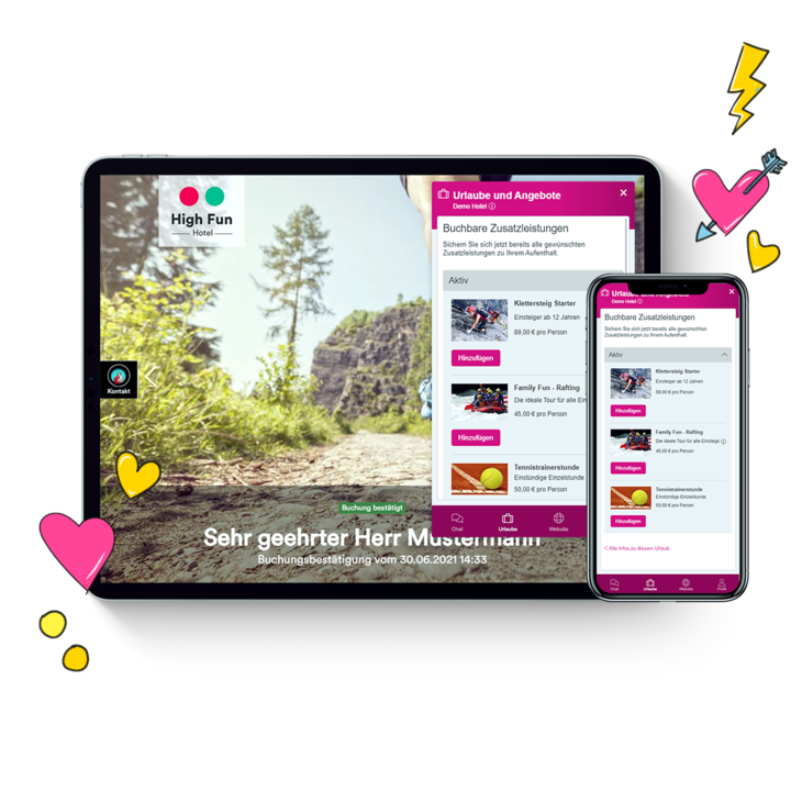 4 Upselling vor dem Aufenthalt