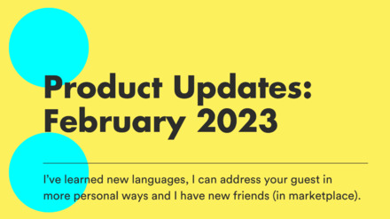 Product Updates February 2023