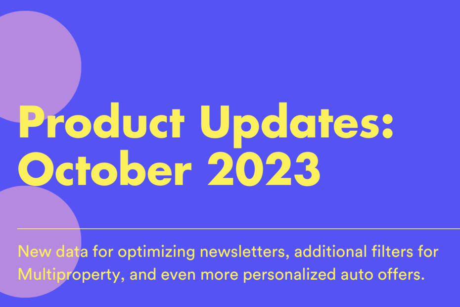 Re:Guest Product Updates: October 2023