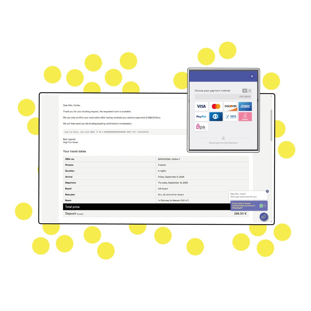 Prenotazione e pagamento online