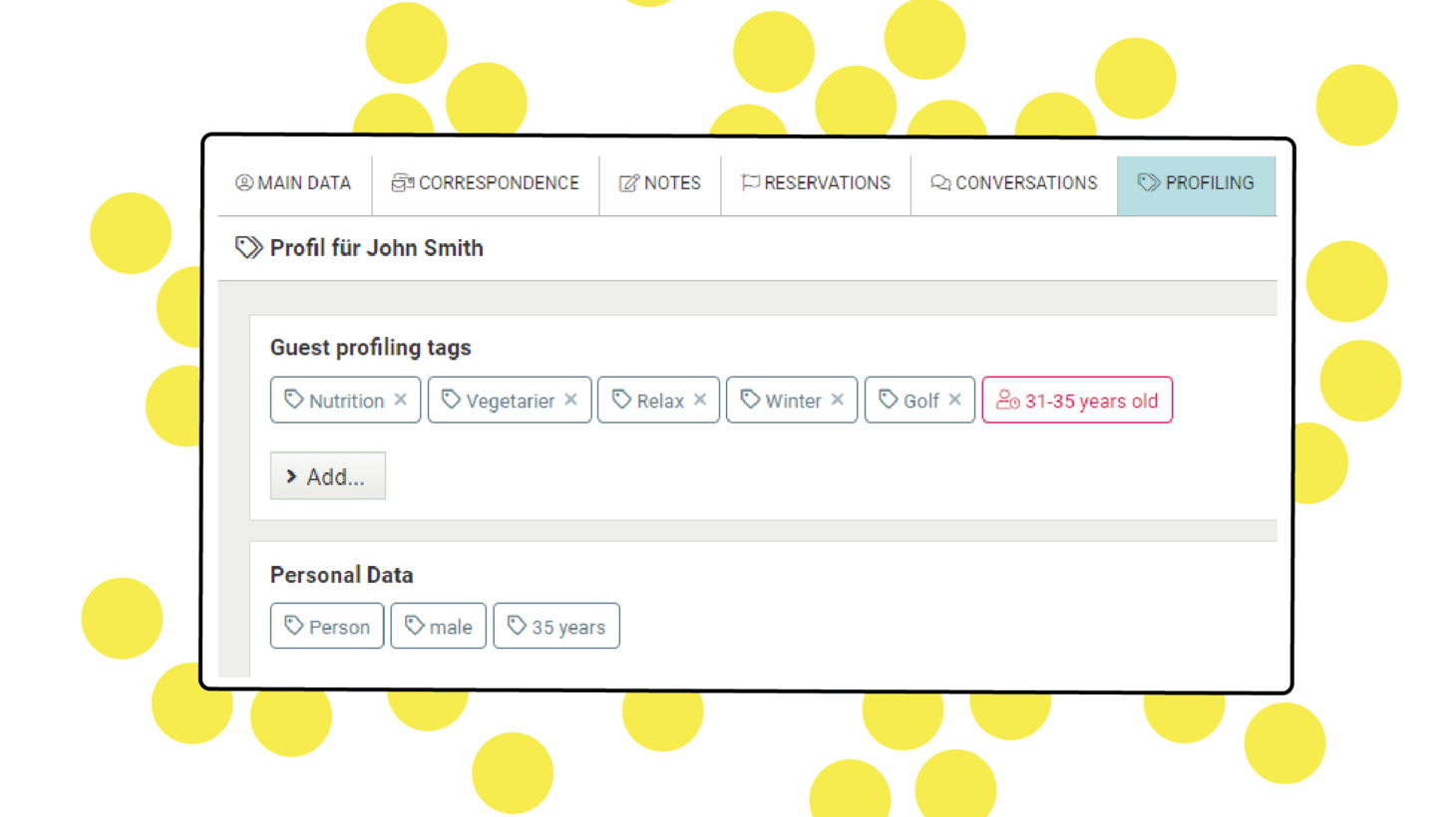 Segmentation of guest data