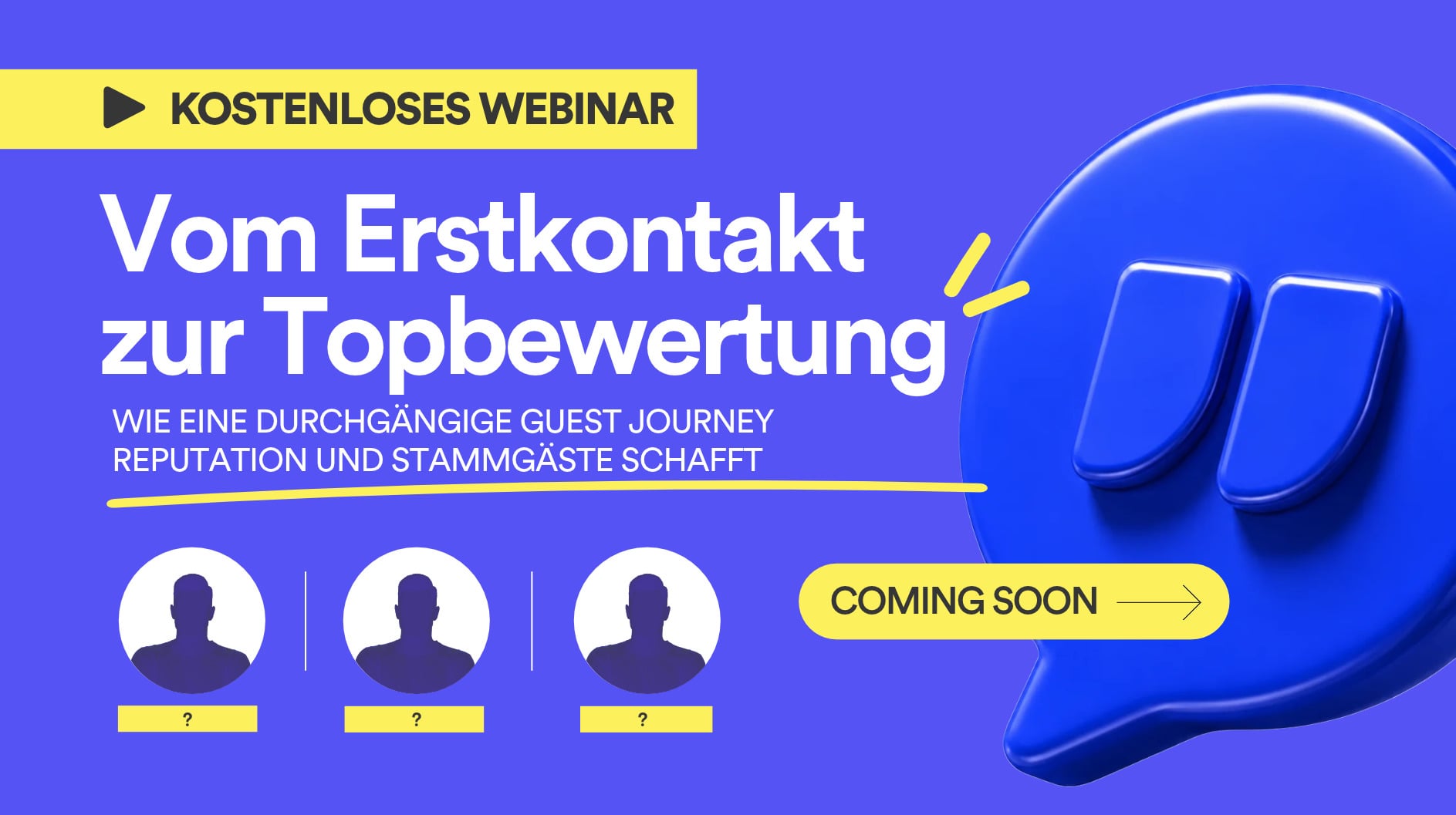 Vom Erstkontakt zur Topbewertung: Wie eine durchgängige Guest Journey Reputation und Stammgäste schafft
